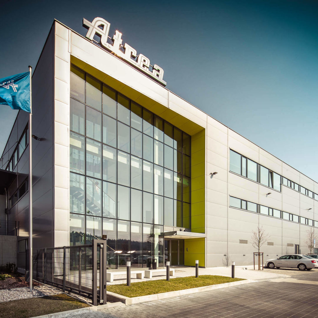 Slide foto: Production and Logistics Plant Atrea in Jablonec nad Nisou